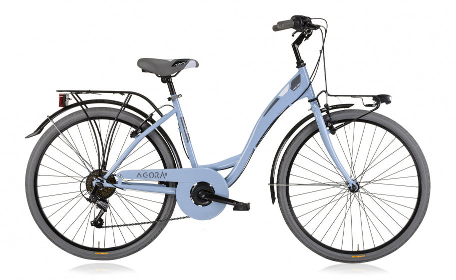 Mbm Agora 28 Inch 46 cm Dames 6V V-Brakes Lichtblauw Top Merken Winkel